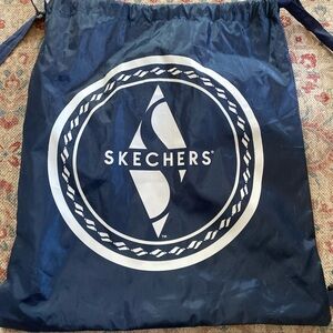 Skechers Navy Drawstring Gym Bag travel dance beach